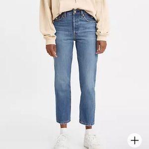 Levi’s premium 501 crop jeans